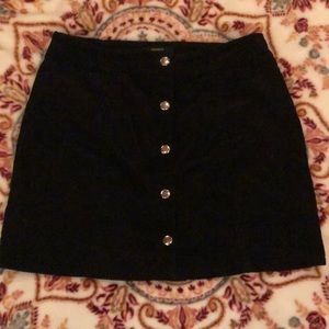 Black corduroy skirt